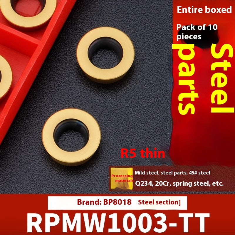 2042-CNC milling inserts, RPMW carbide R5 machining center, R4 milling machine, R6 milling inserts, RPMT round cutter cutters Shandong Denso Pricision Tools Co.,Ltd.